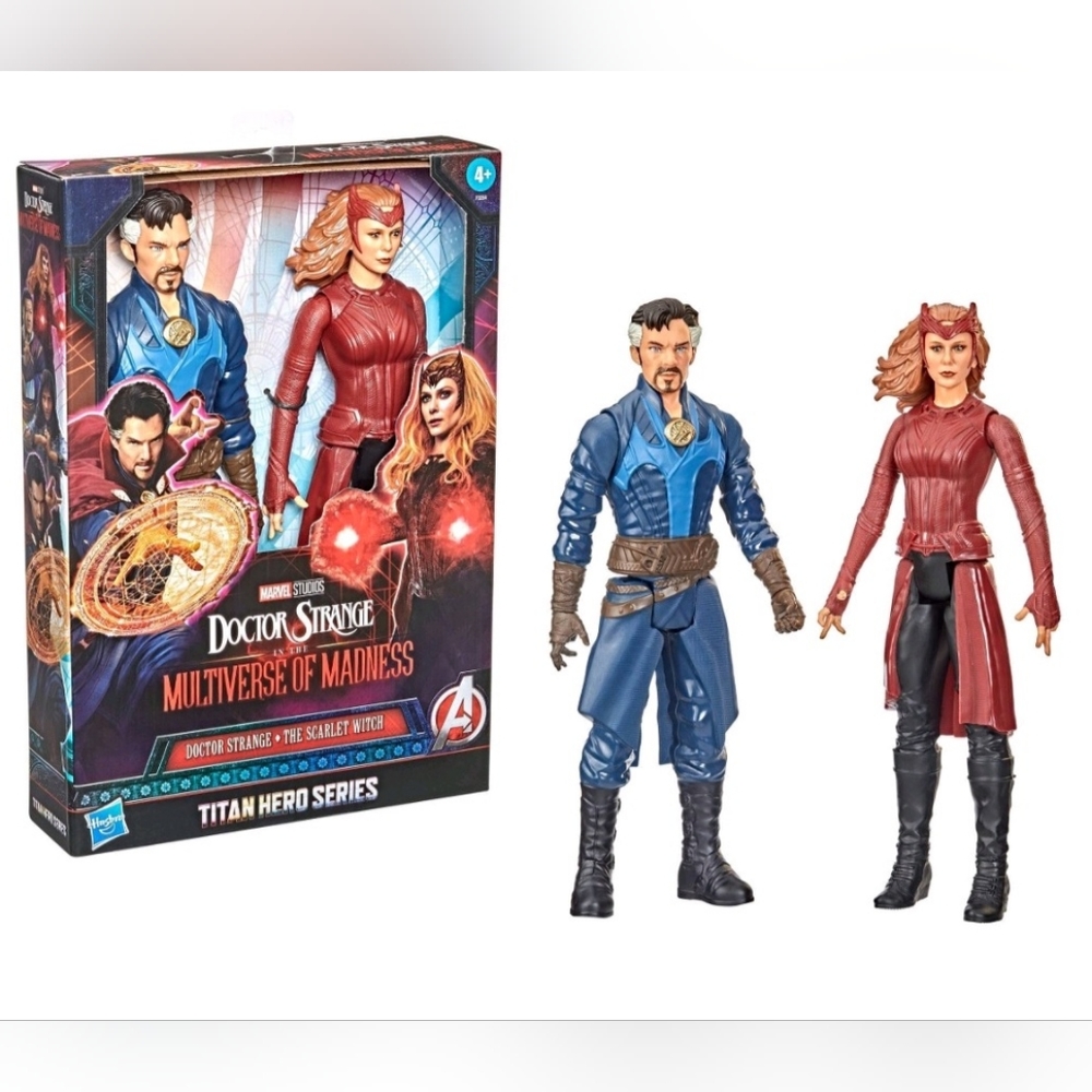 Marvel Avengers Dr Strange & The Scarlet Witch action figures